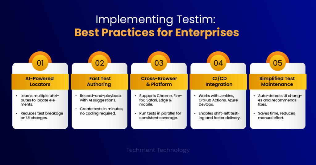 AI-powered test automation with Testim by Tricentis and Techment