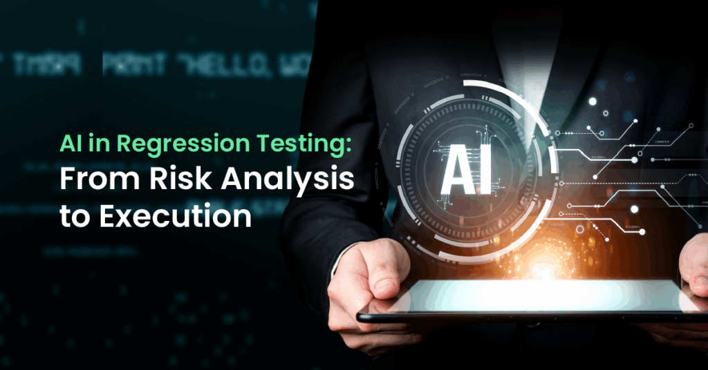 ROI improvement from AI-driven regression testing automation.