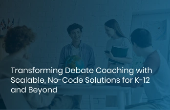 Transforming Debate Coaching with Scalable, No-Code Solutions for K-12 and Beyond