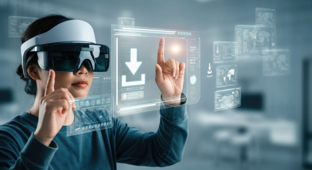 AI-powered dashboard showing real-time insights and predictive analytics