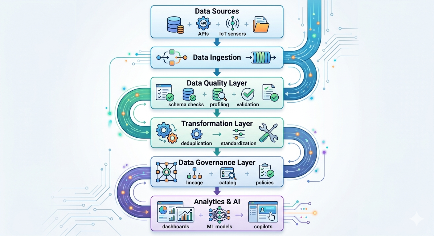 Enterprise Data Quality and Governance Framework for AI-Ready Organizations
