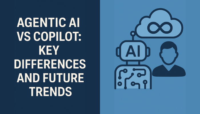 Agentic vs Copilot AI architecture showing enterprise workflows and governed AI agents