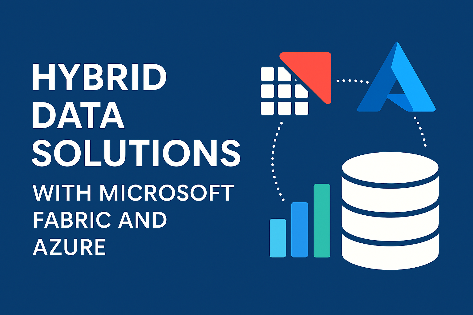 Hybrid data solutions with Microsoft Fabric and Azure architecture connecting on-prem, edge, and cloud analytics