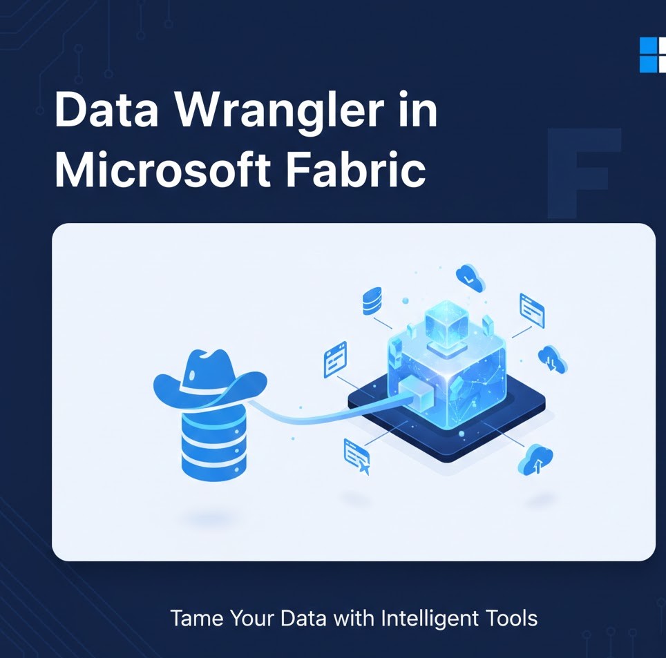 Data Wrangler in Microsoft Fabric enabling self-service data preparation and Spark transformation workflows