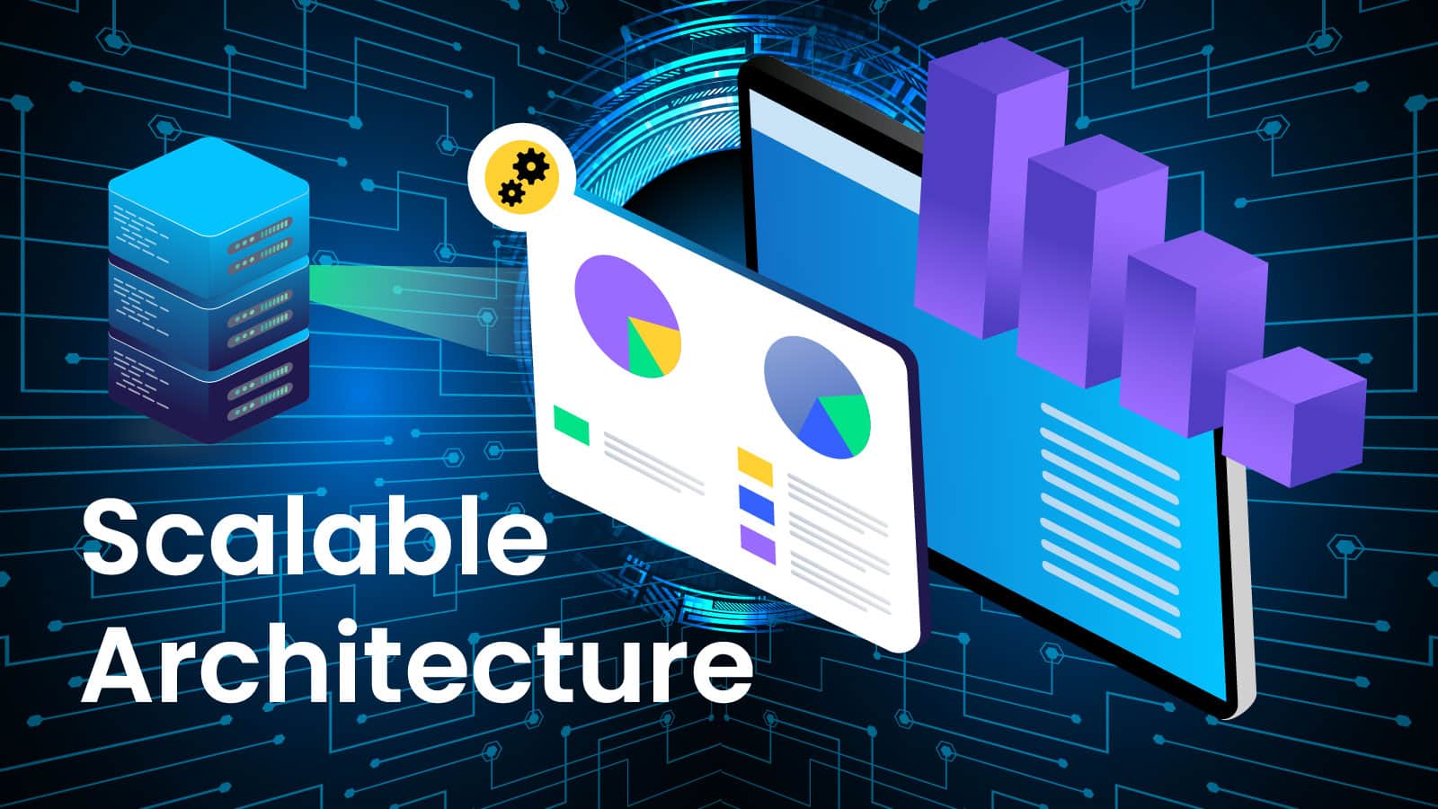Scalable data architecture for enterprise data platforms with cloud and analytics layers