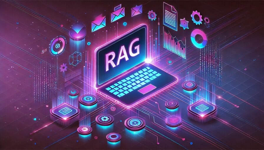 Enterprise architecture showing RAG best practices for building production AI systems using vector databases and LLMs