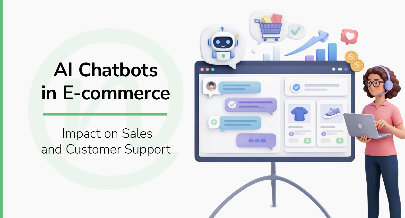 AI chatbots analyzing customer intent in real time for ecommerce personalization and retail growth