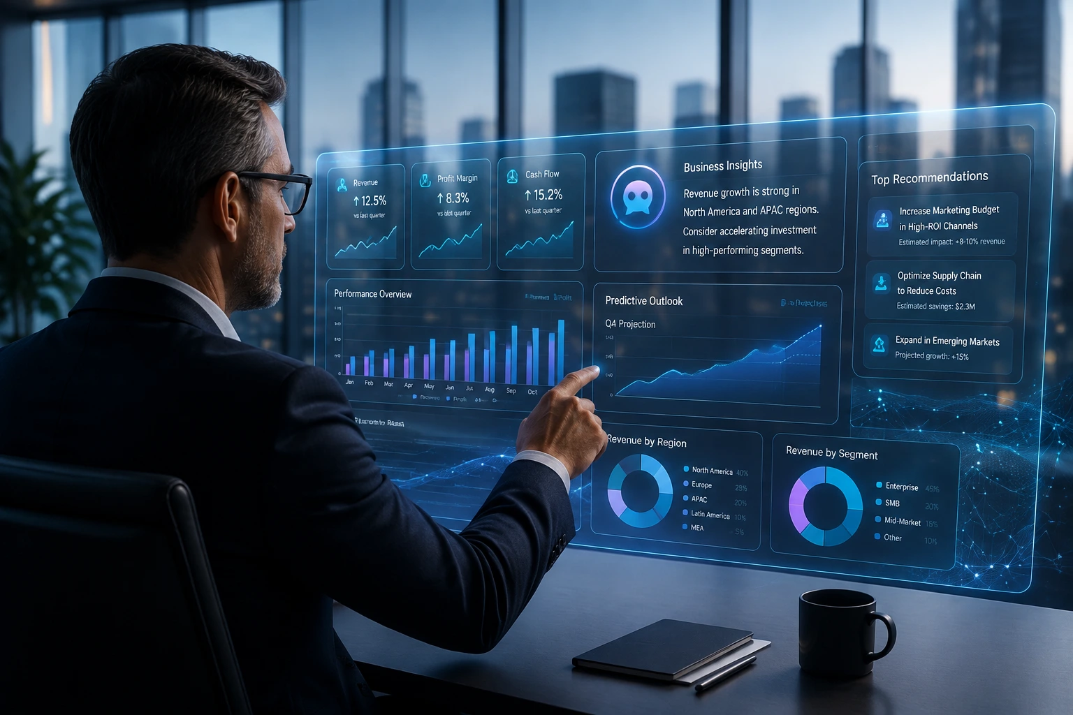 Building Executive AI Assistants for Business Intelligence
