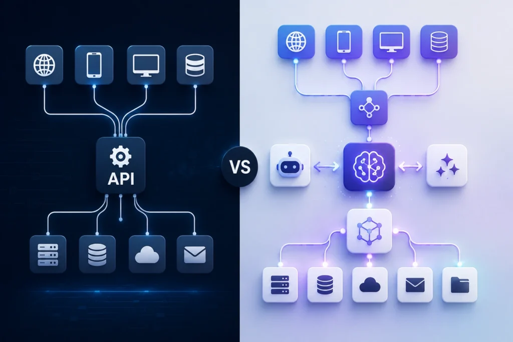 MCP vs APIs comparison for Enterprise AI architecture