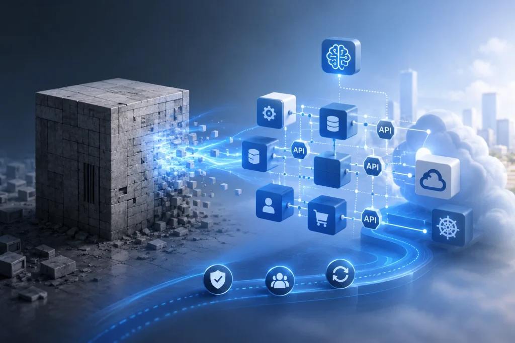 Modernize legacy applications without rewriting everything using AI, APIs, and cloud-native architecture