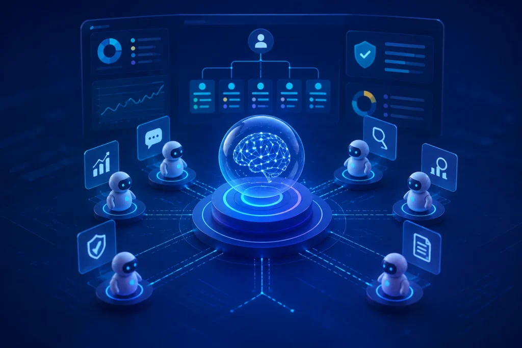 Enterprise AI agent management framework