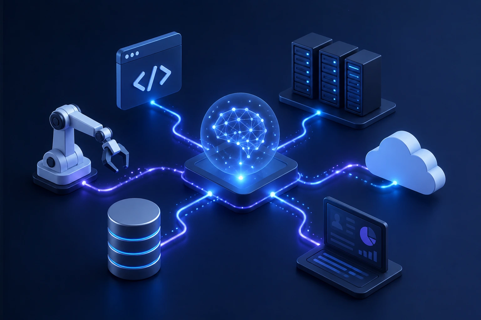 How to Integrate AI Workflows with Enterprise Systems: APIs, RPA, Databases & SaaS